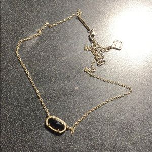 Black stone Kendra Scott necklace